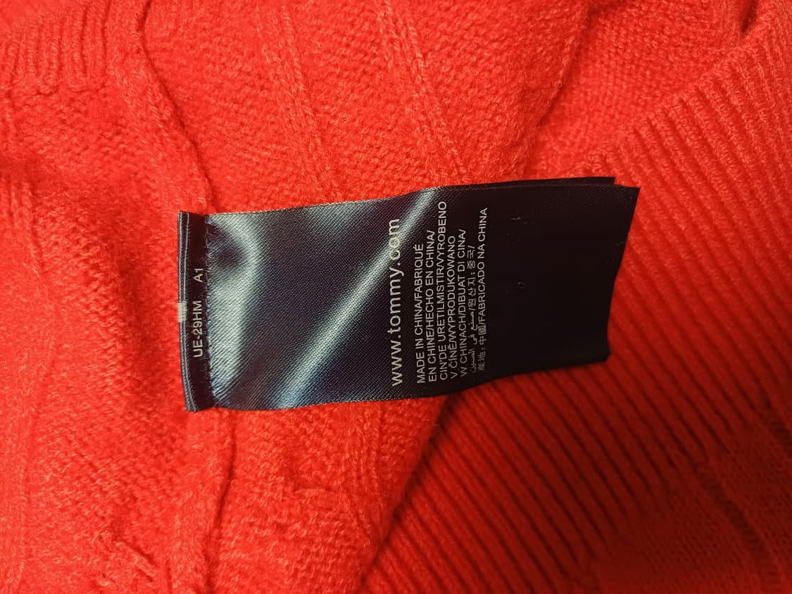 타미힐피거 케이블 니트 / 레드 / S / 정품 상품이미지6