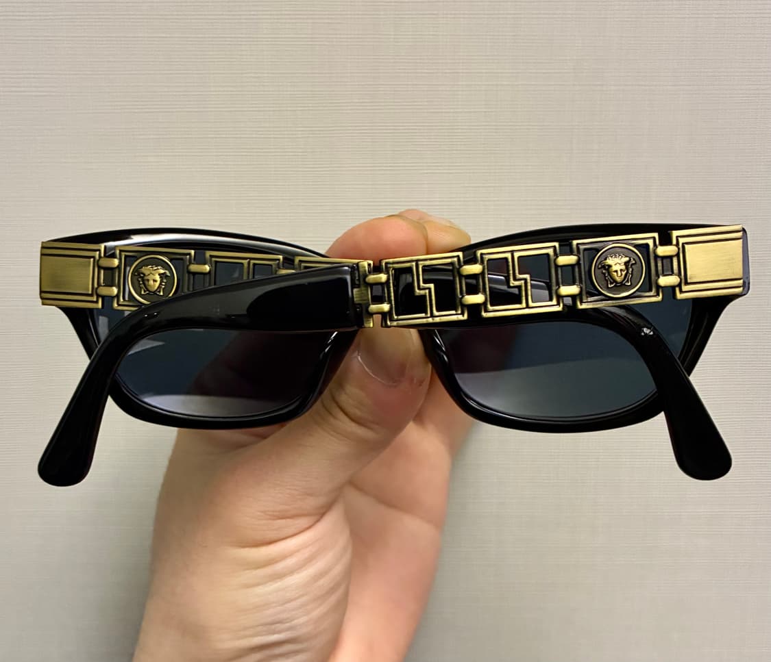 90s VERSACE 지아니 베르사체 스퀘어 빈티지 선글라스 상품이미지3