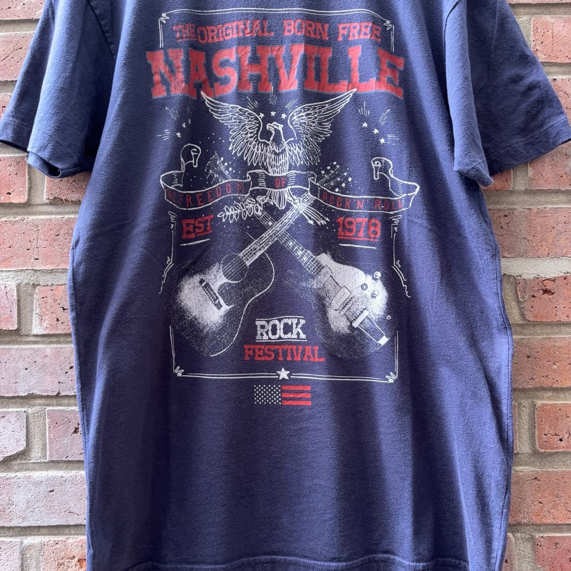 Nashville Rock Festival 그래픽 티셔츠 (미국 생산) 상품이미지4