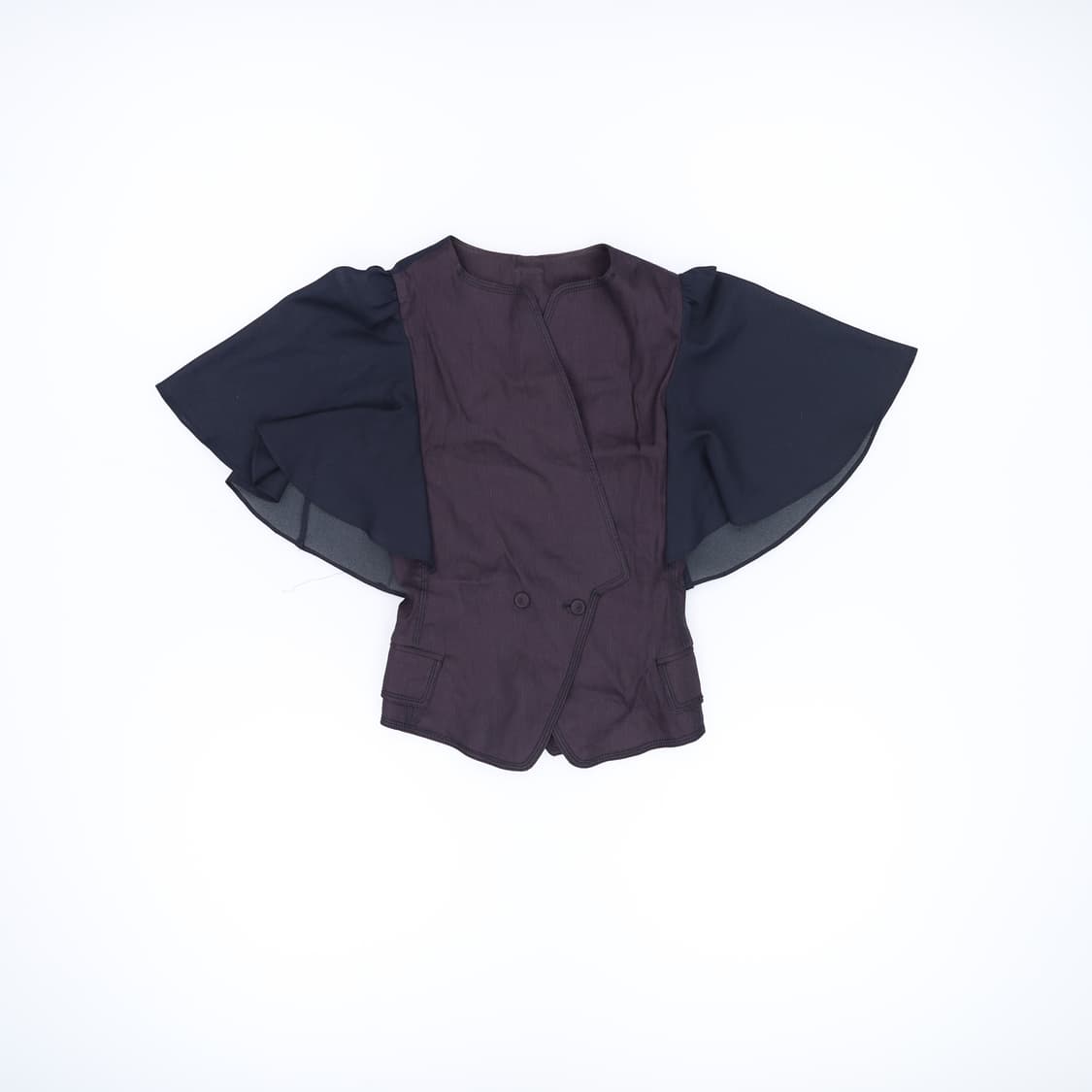 44 오즈세컨 여성 쉬폰소매 조끼 0303H1 상품이미지1