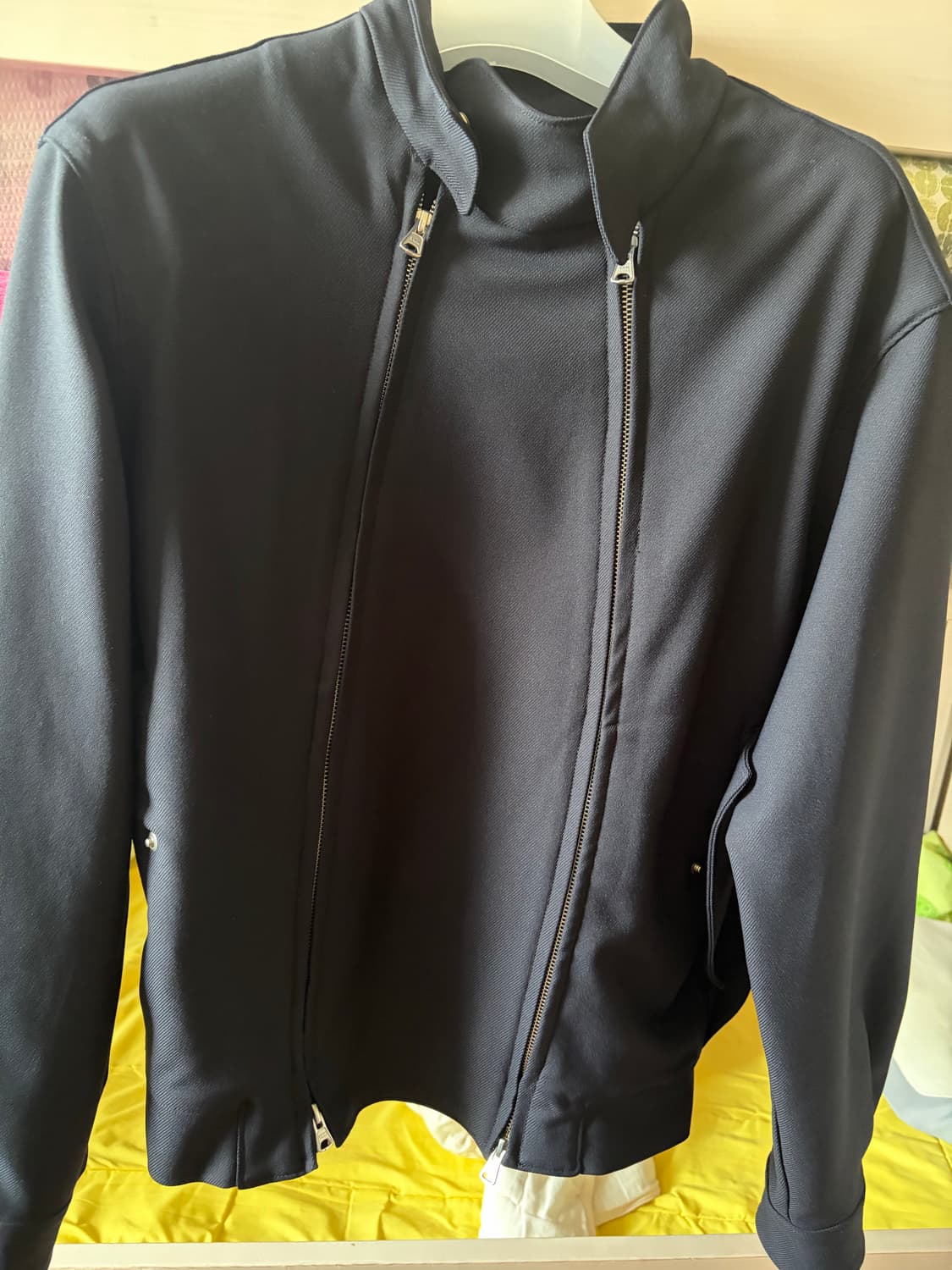 누마레 double zip 해링턴 자켓 네이비 상품이미지2