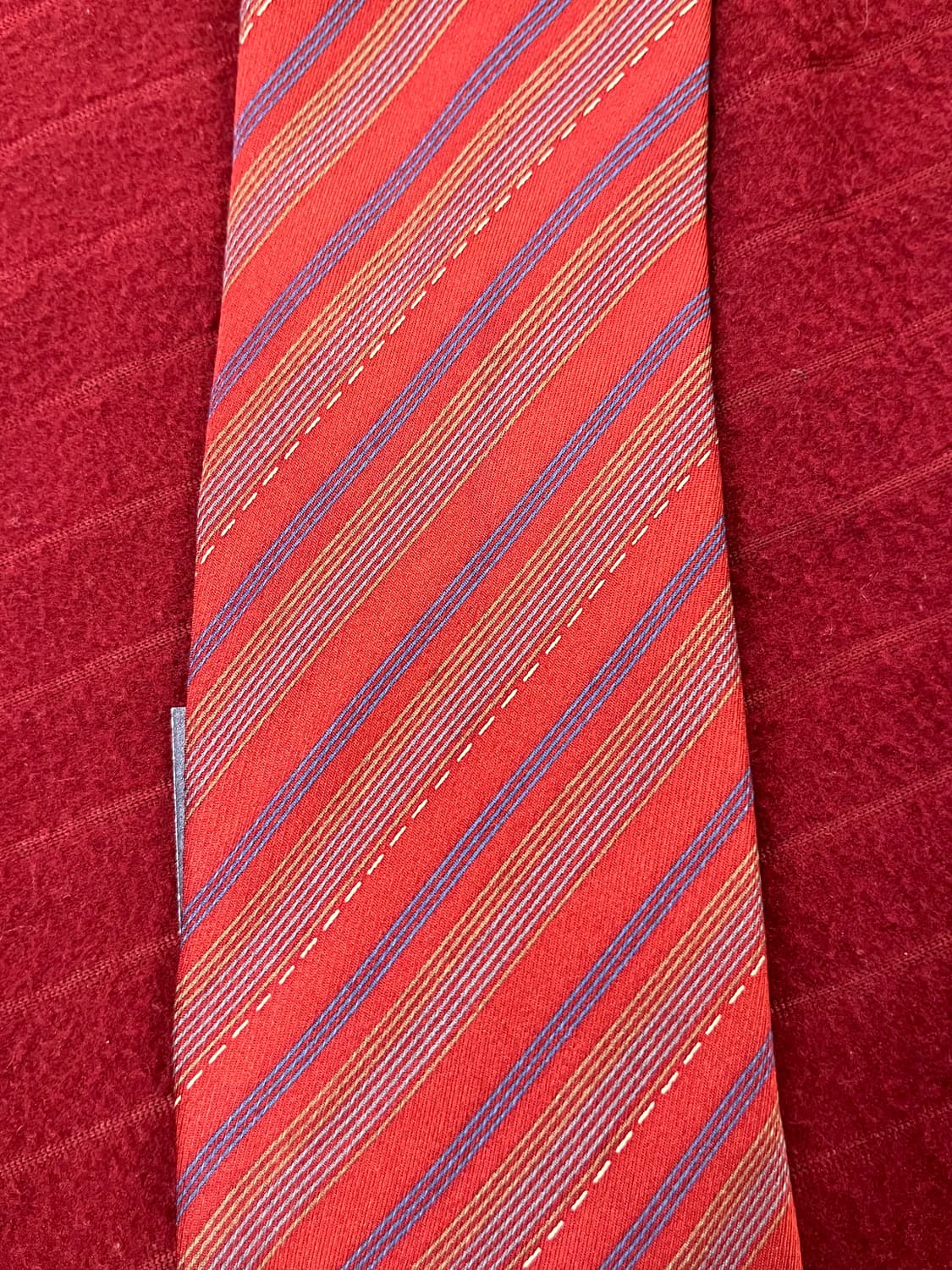 지방시 스트라이프 넥타이 레드 #csz3054 상품이미지6
