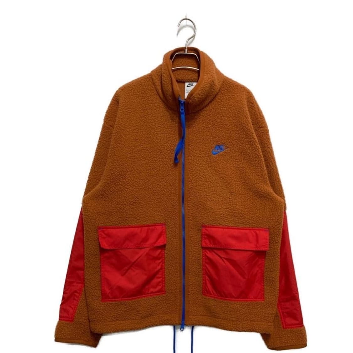 나이키 빈티지 에센셜 쉐르파 플리스 풀집 자켓 양털 뽀글이 후리스 S 상품이미지4