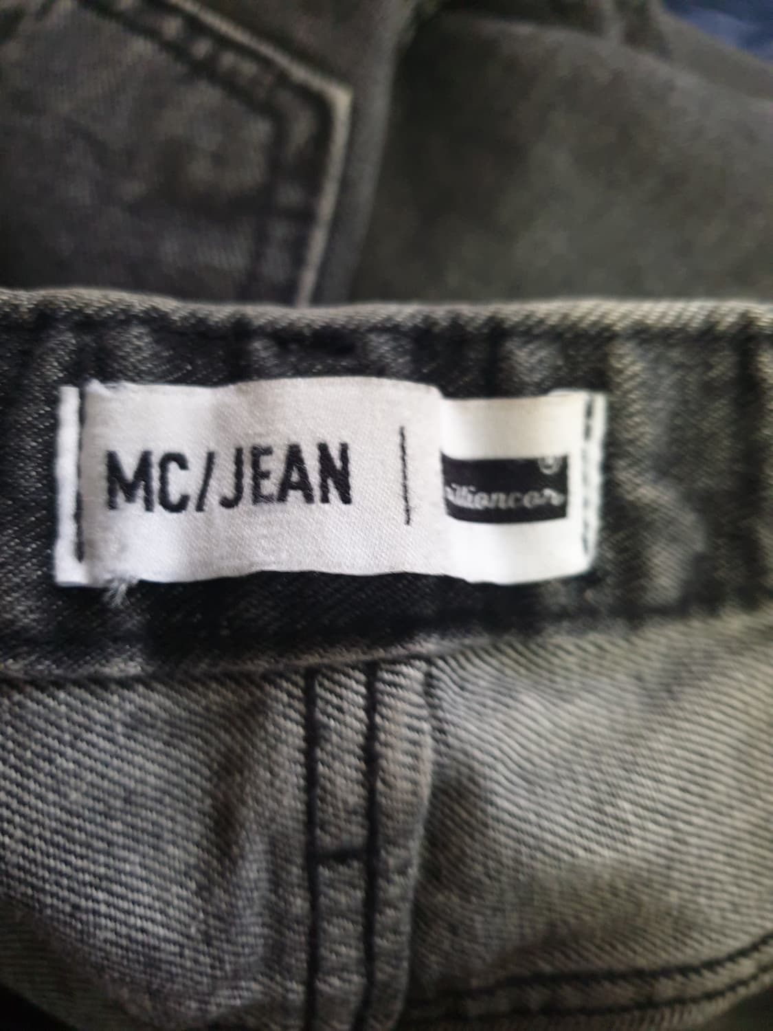 밀리언코르 MC 주황택 워싱 데님팬츠 흑청 (S) 상품이미지5