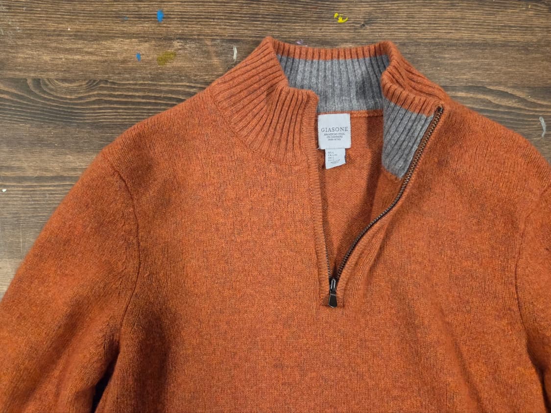 이탈리아 브랜드 지아소네 짚업니트 상품이미지3