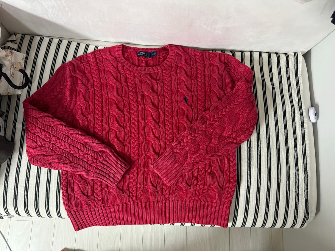 폴로 꽈배기 니트 상품이미지2