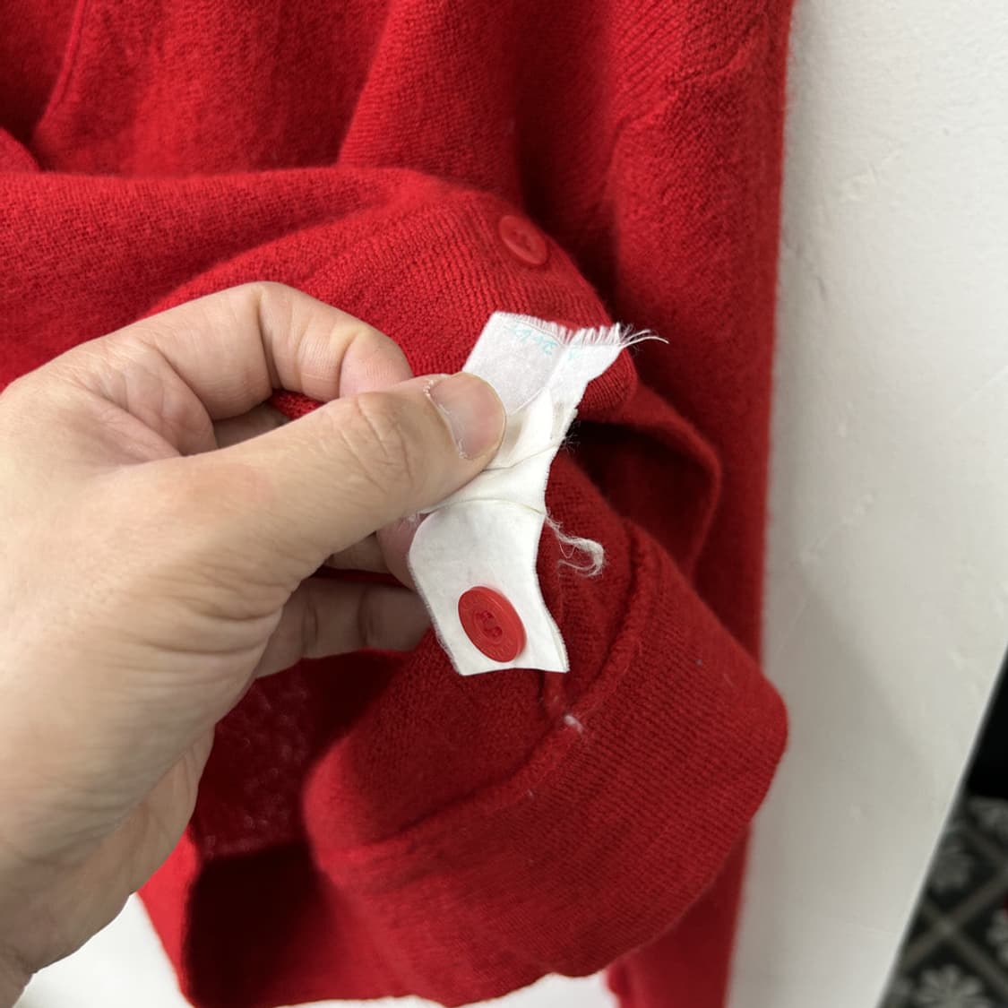 16518 - 라코스테 레드 가디건 상품이미지3