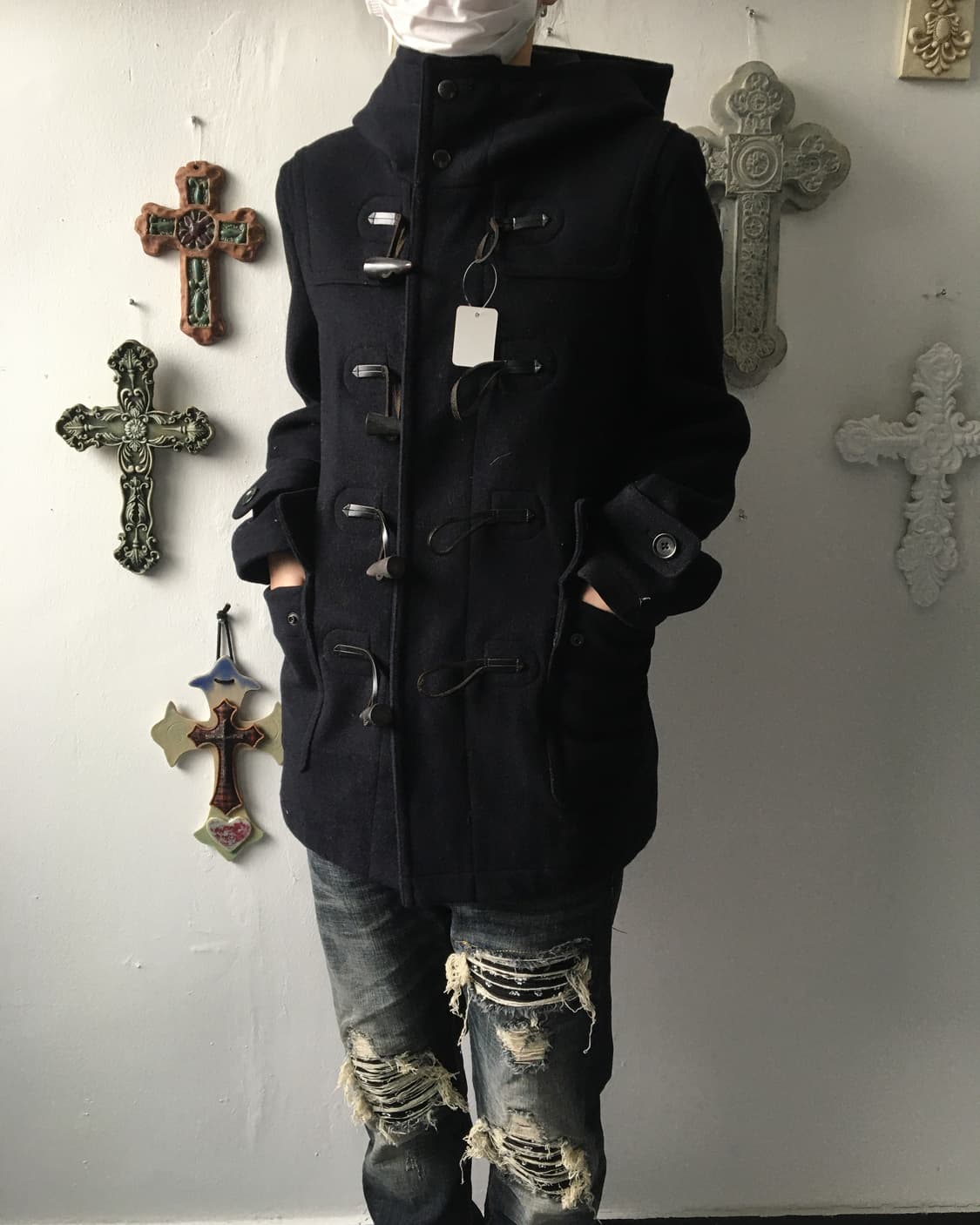 Duffle button hood coat 상품이미지7