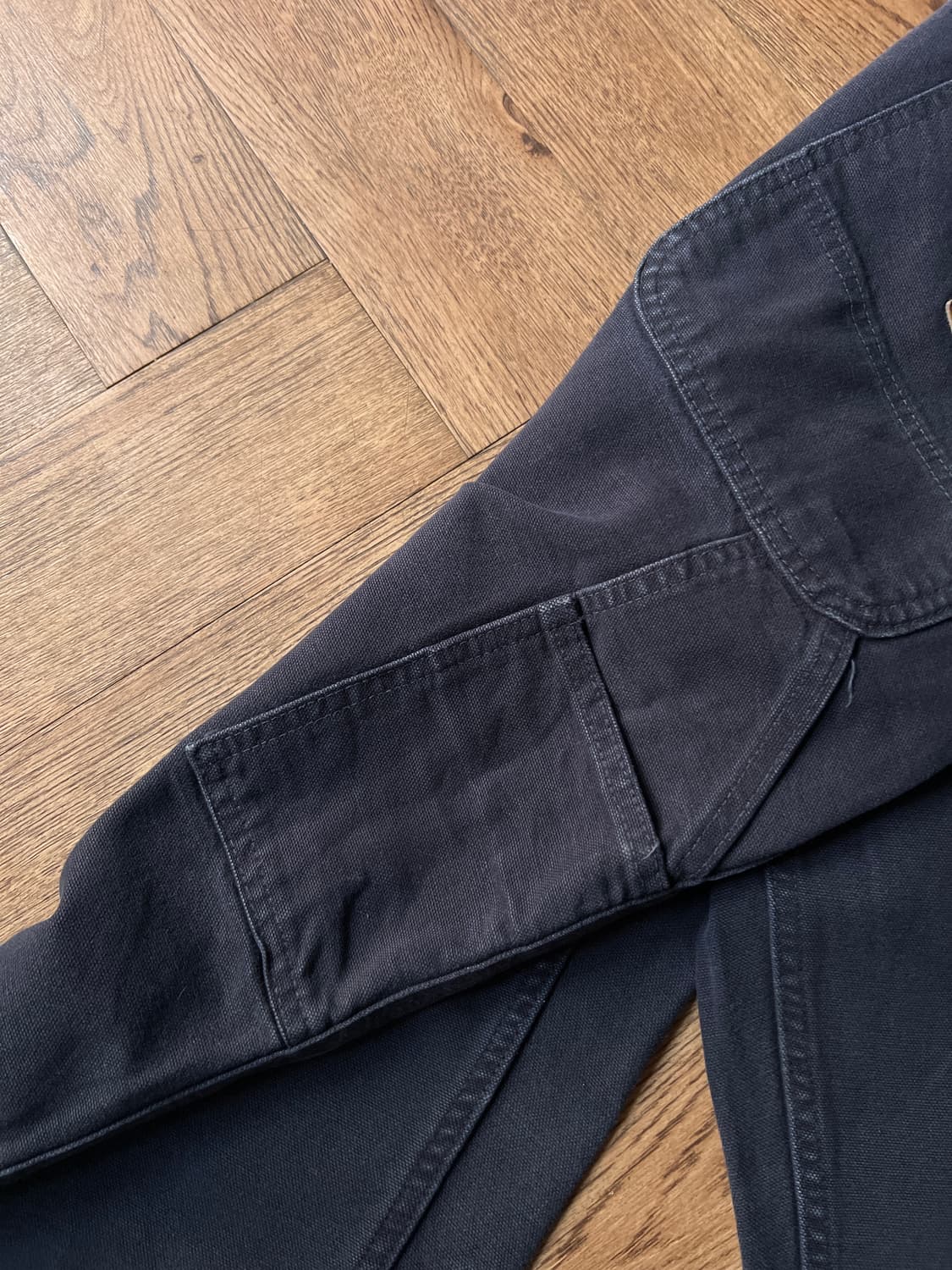 [34]칼하트 USA 빈티지 워싱 미드나잇 네이비 싱글니 카펜터 워크팬츠 상품이미지8