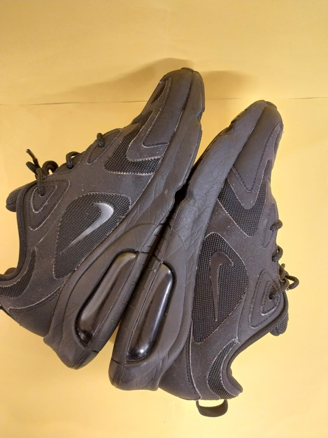 남성 나이키 에어맥스 200 트리플블랙 운동화 (255) 상품이미지7