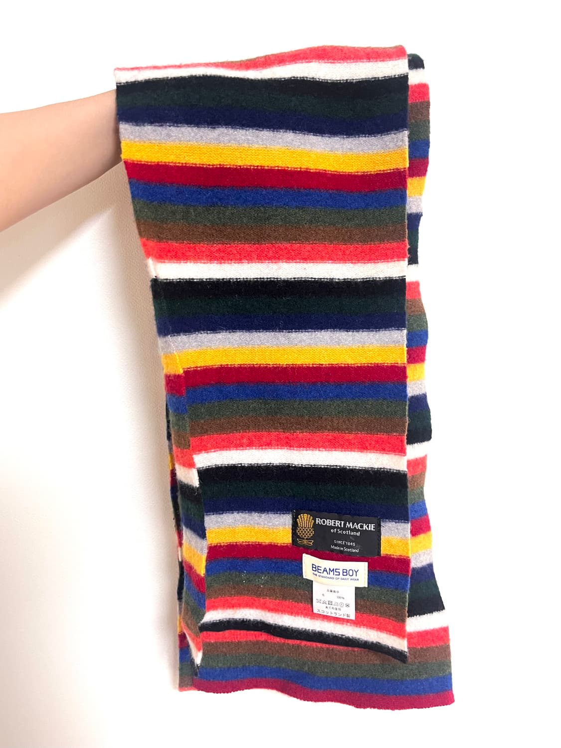 [빔즈 보이x로버트 맥키] 콜라보 울 목도리 상품이미지4