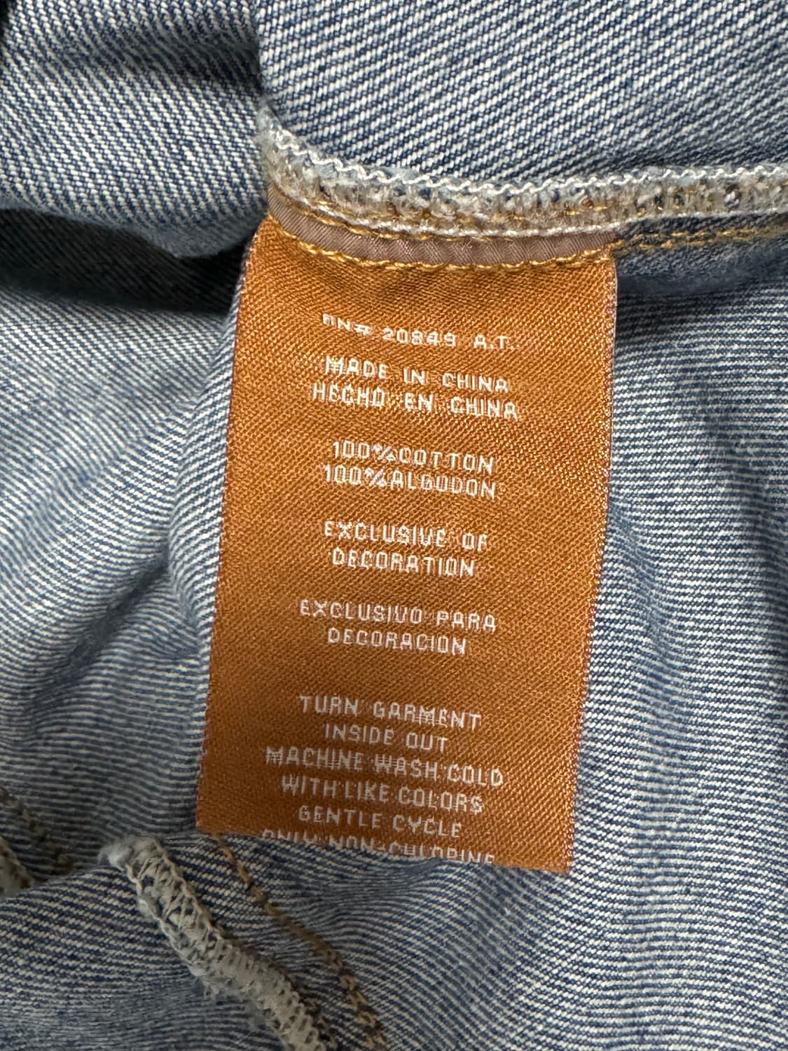 Hard Rock Cafe 데님 자켓 L 상품이미지4