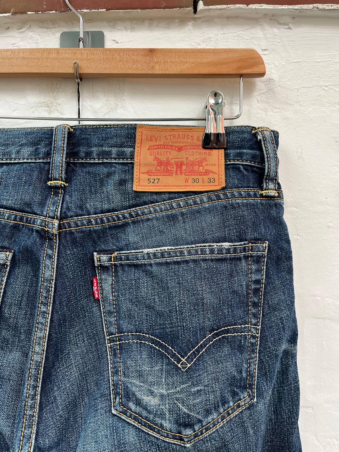 Levis 527 워싱 데님 W30/L33 상품이미지5