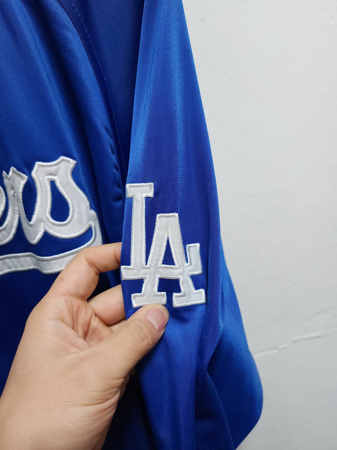 Stitches x MLB LA 스티치스 블루 야구점퍼  상품이미지4