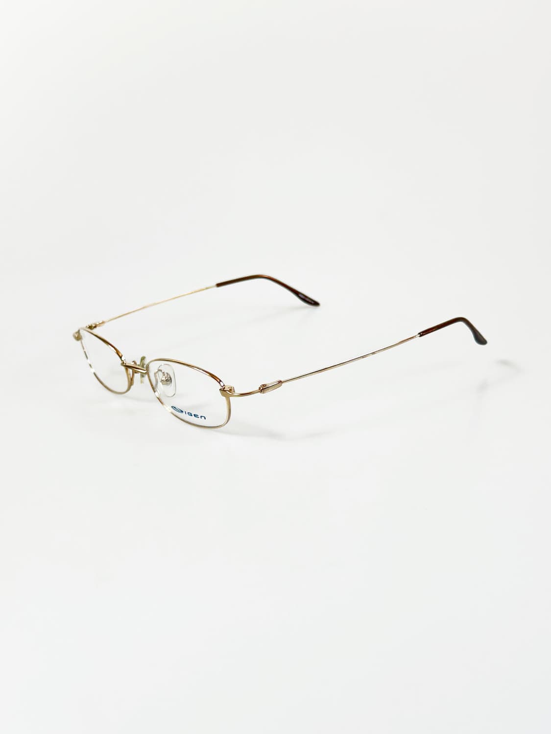 IGEN 골드 슬림 스퀘어 메탈 프레임 빈티지 안경 상품이미지3