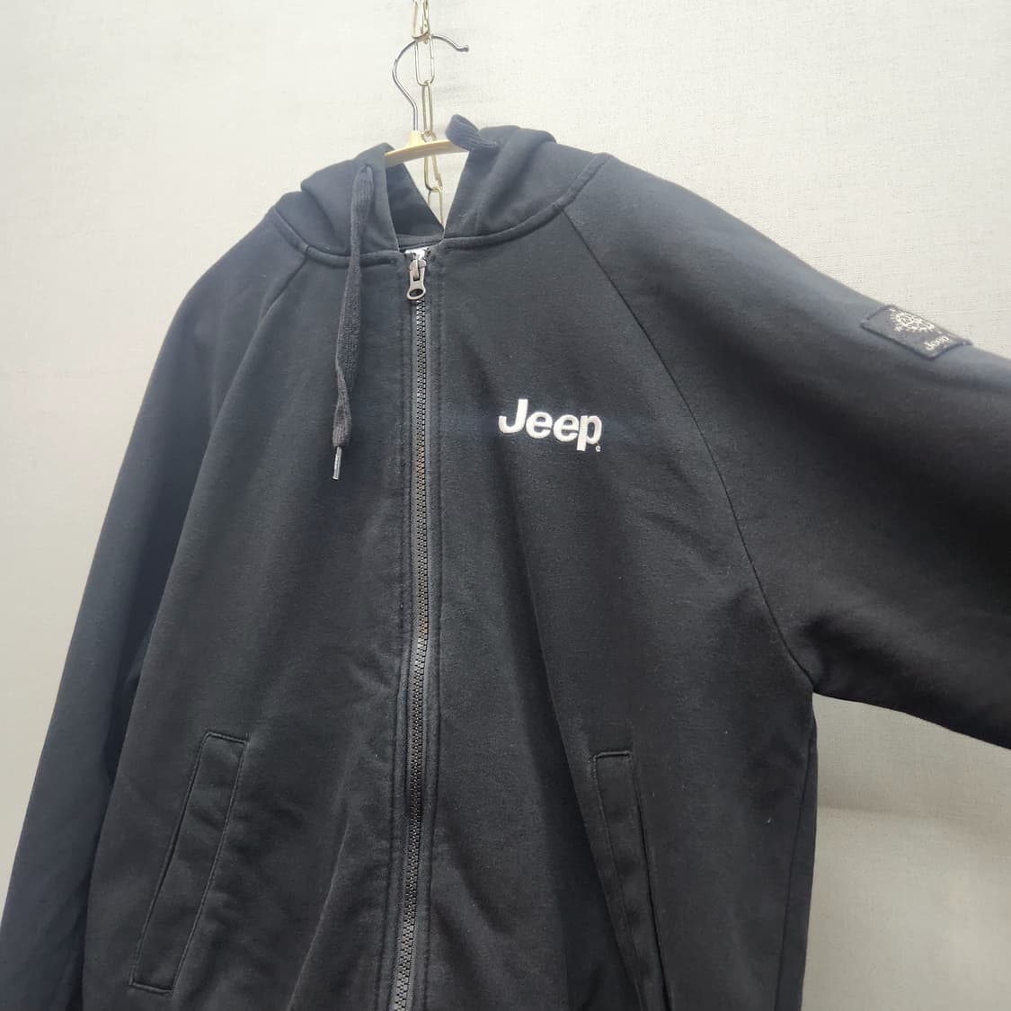 Jeep 지프 로고 와펜 후드집업 S(L) 상품이미지2