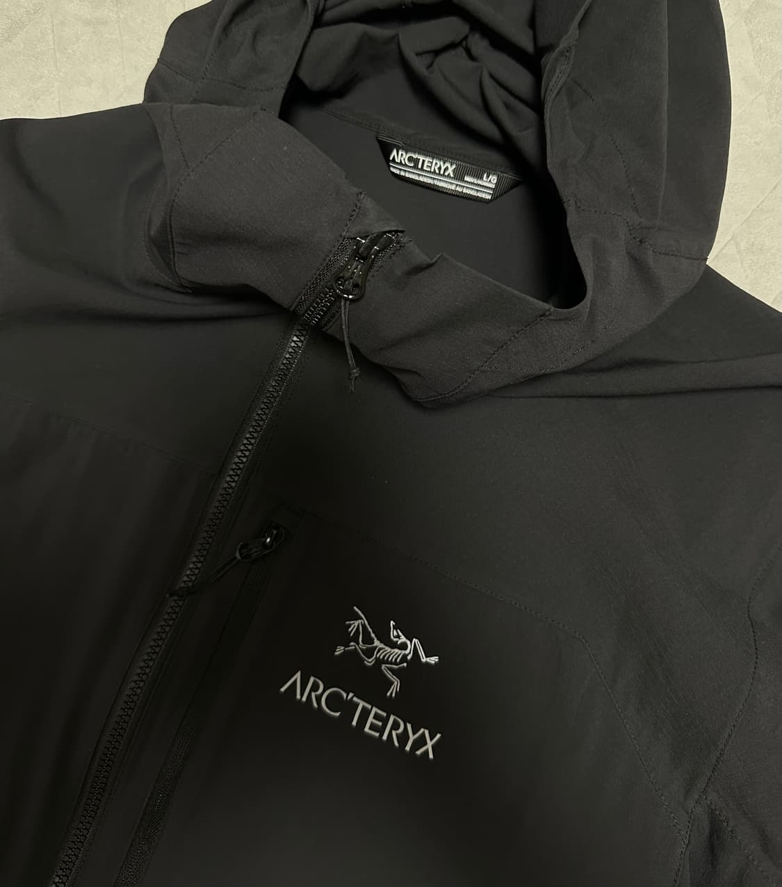 [L] 아크테릭스 스쿼미시 블랙 바람막이 상품이미지8