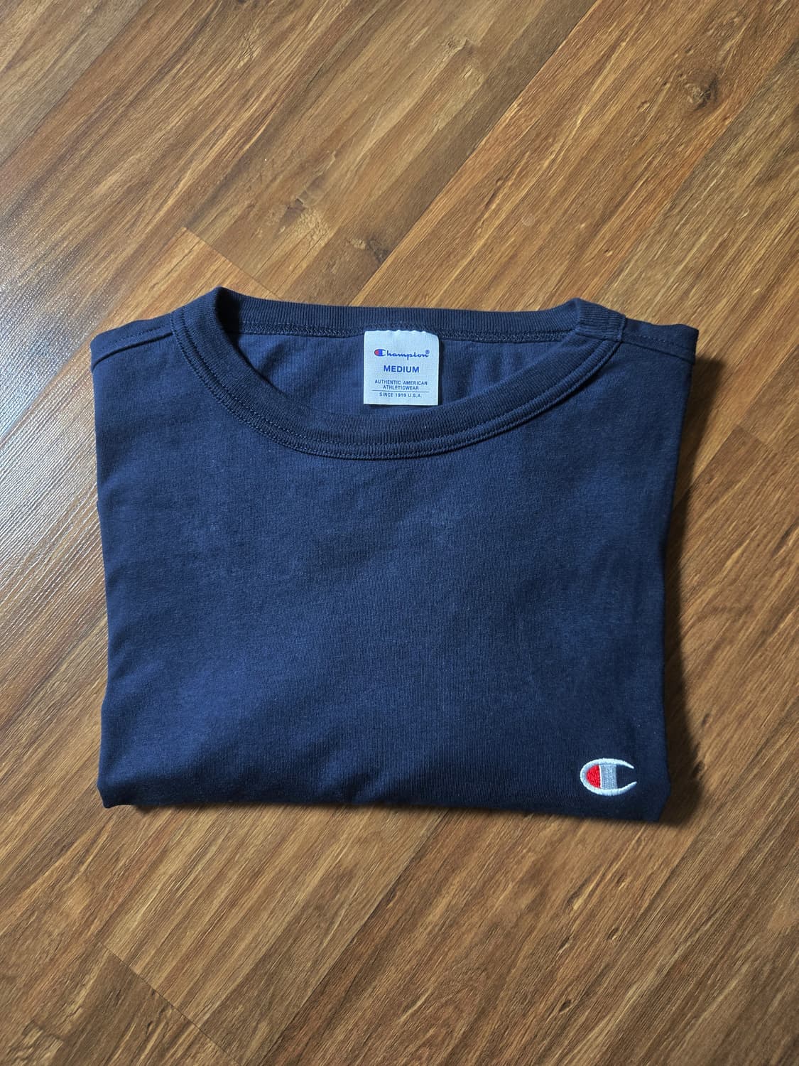 챔피언 네이비 여성 반팔티 상품이미지3