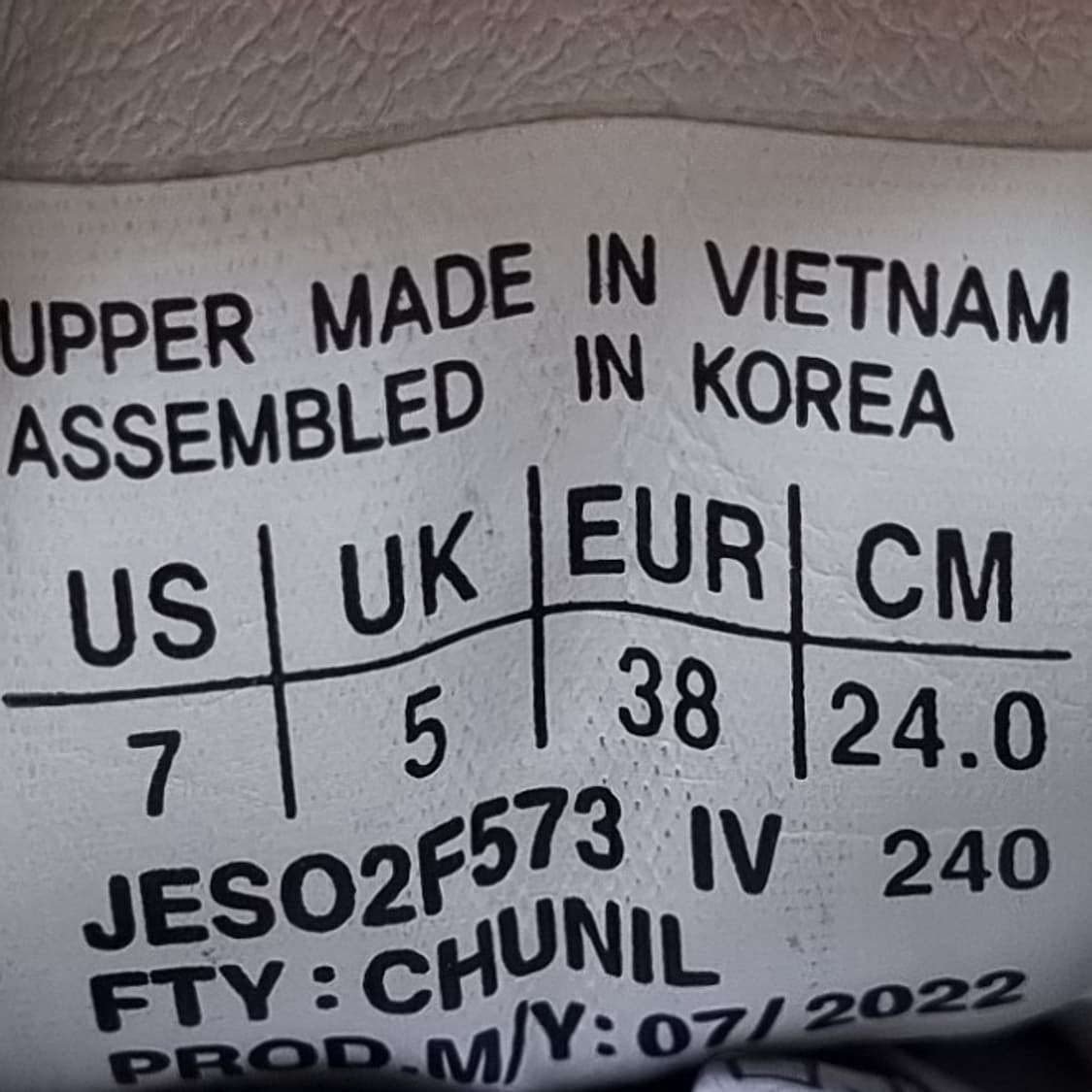 질스튜어트 여성가죽 스니커즈240 상품이미지6