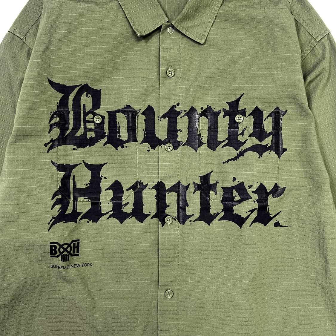 슈프림 x 바운티 헌터 립스탑 셔츠 올리브 - 23FW 상품이미지4