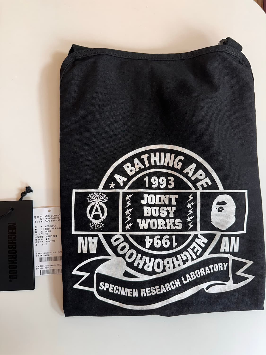 베이프 네이버후드 앞치마 상품이미지1