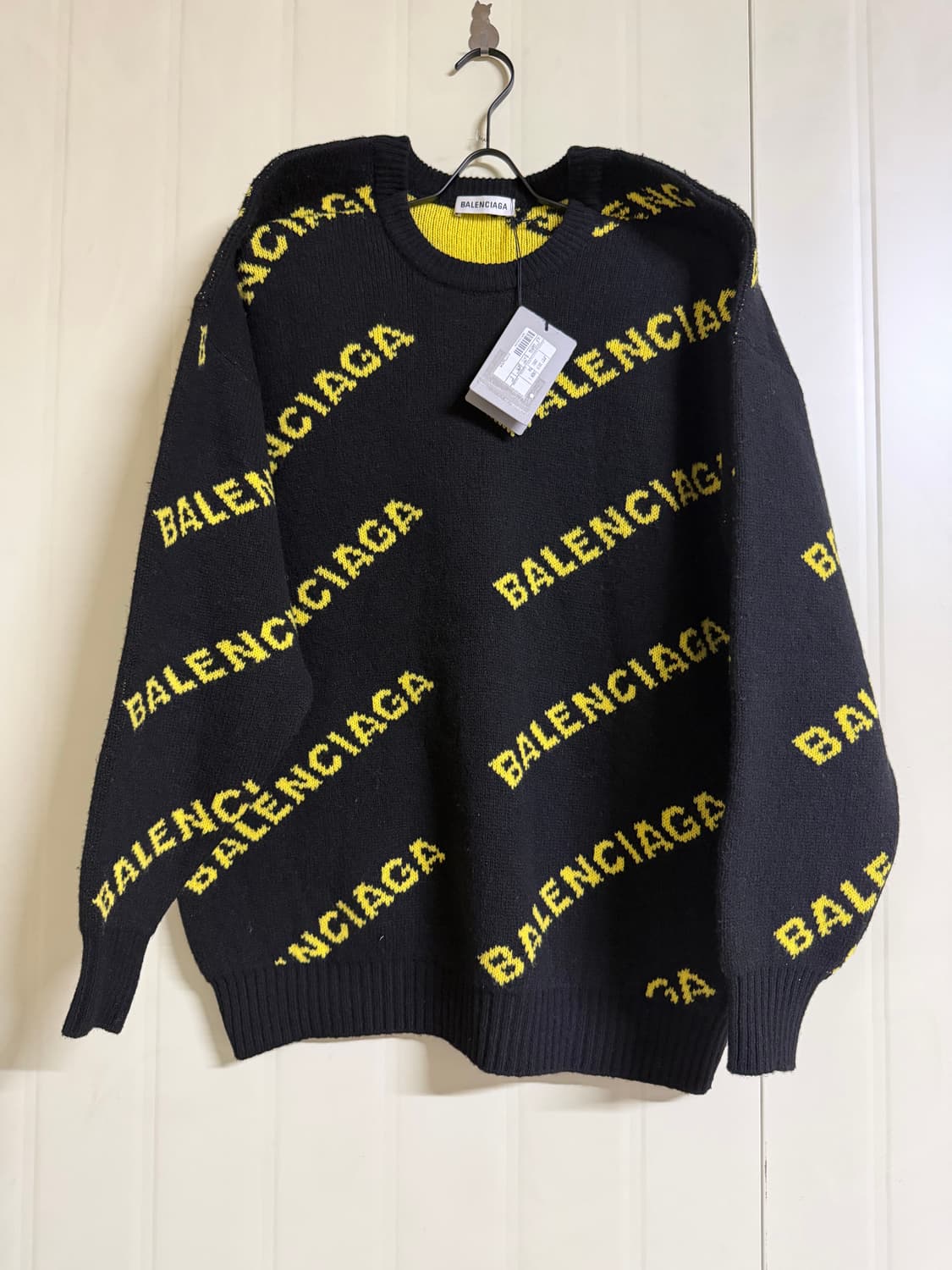 발렌시아가 멀티로고 니트 s 새상품 상품이미지1