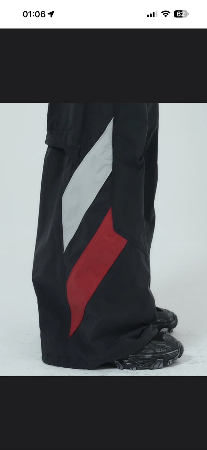 25FW 준지 립스탑 컬러블록 트랙팬츠 48 판매 상품이미지5