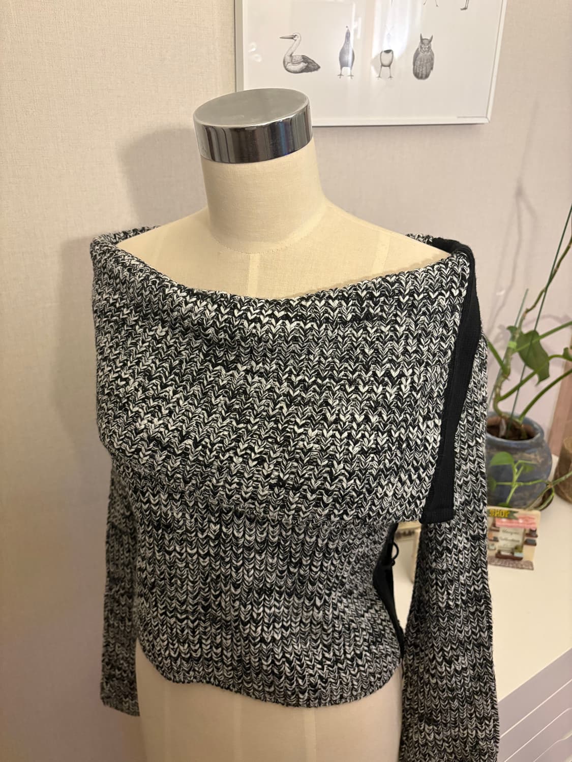 Zone bleue knit sleeve 상품이미지1