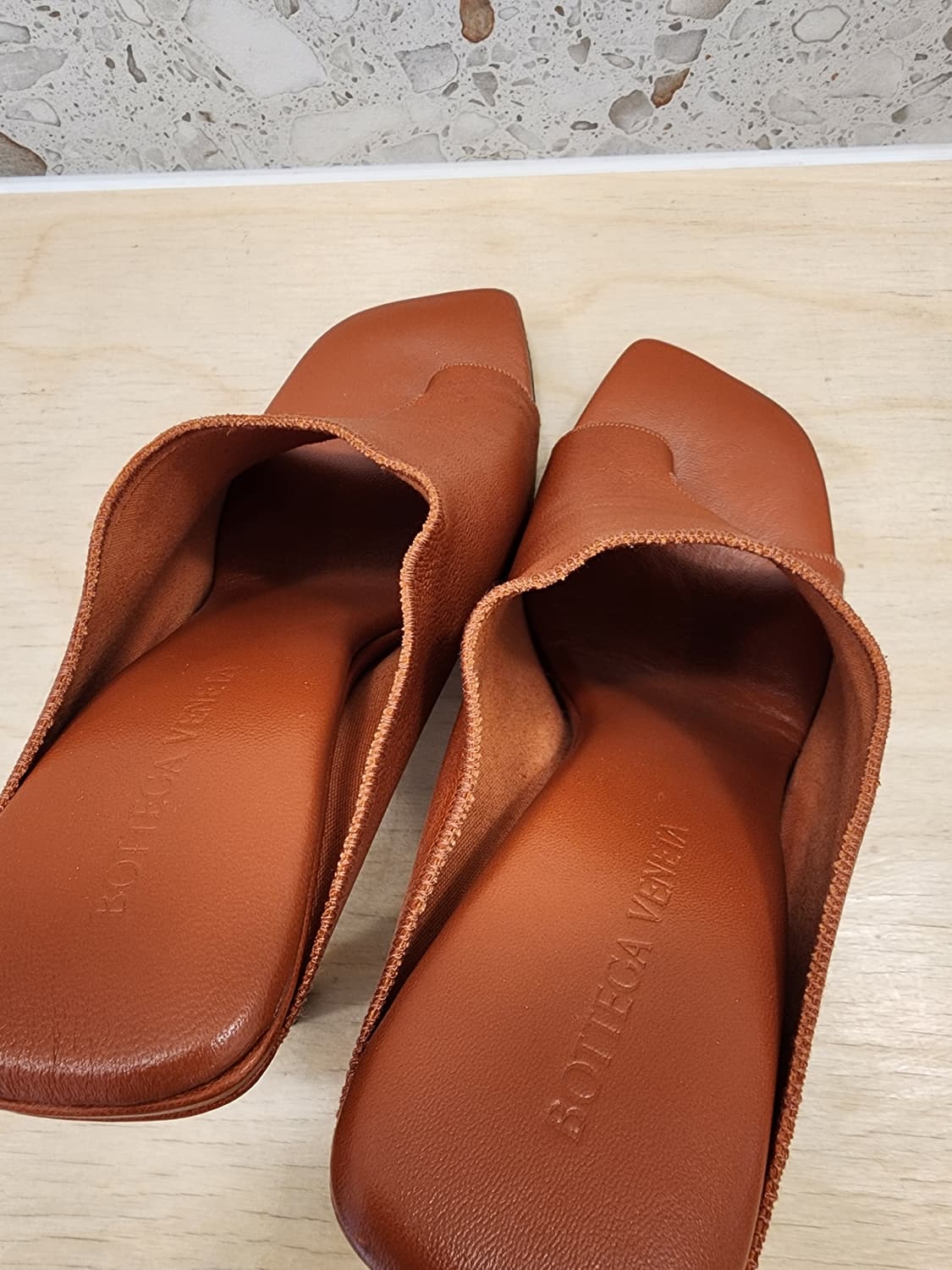 보테가베네타 슬리퍼 브라운 36.5 상품이미지5