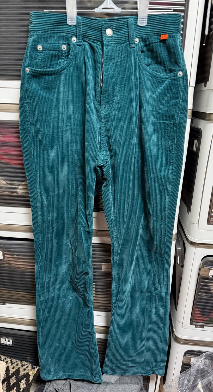 헤리티지플로스 코듀로이 팬츠 그린 상품이미지4