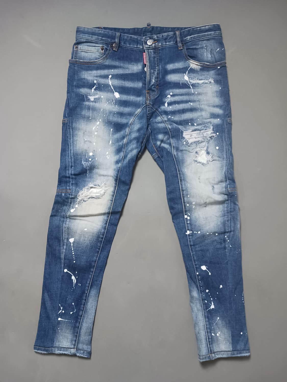 [50] 디스퀘어드2 아이콘패치 타이디바이커진 청바지 34 35 상품이미지1