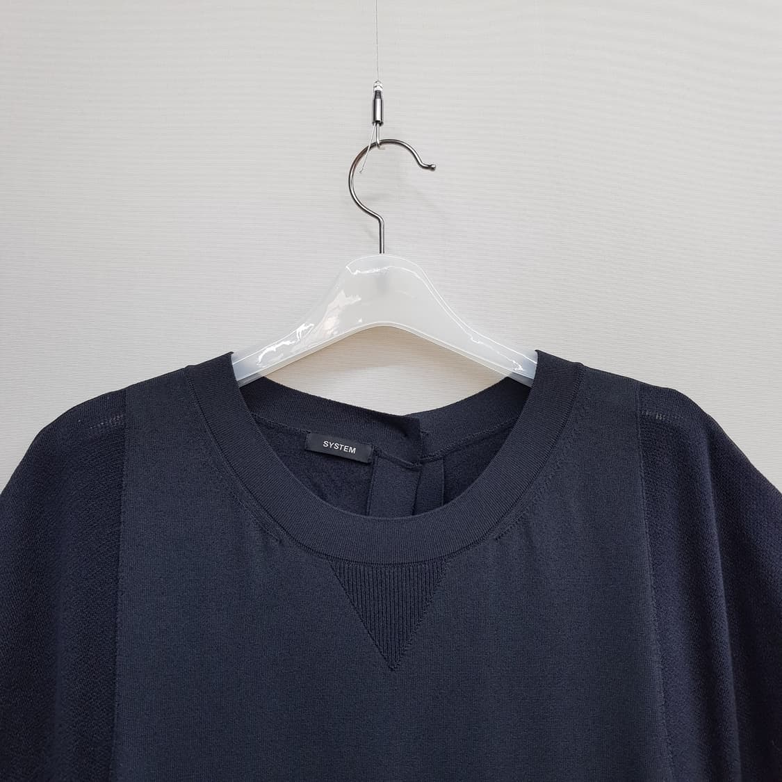 한섬 시스템(SYSTEM) 2024 미니멀 반팔 점프수트 90F사이즈 상품이미지2