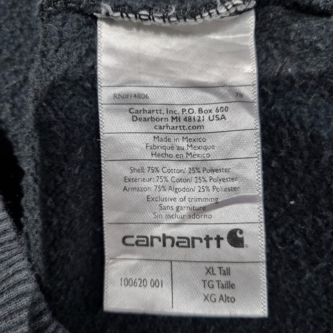 칼하트 맨투맨 스웨트셔츠 XL tall 상품이미지4