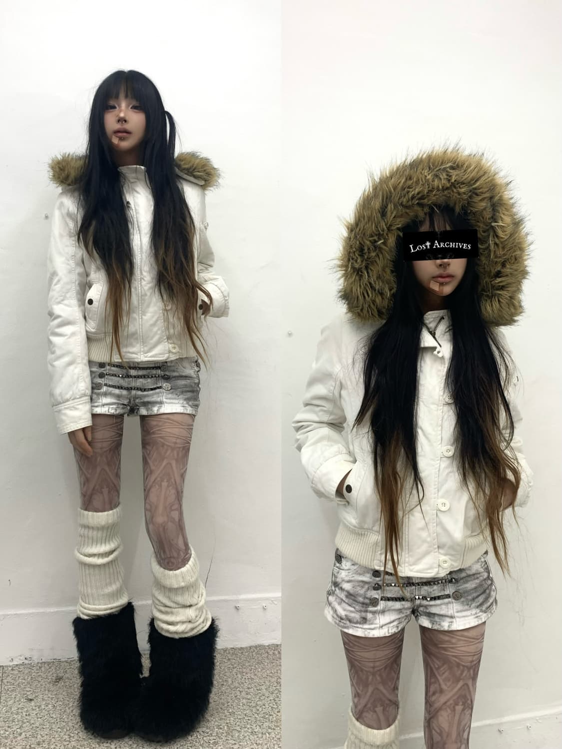 Abecrombie 00s fur down wolfjo parka  상품이미지1