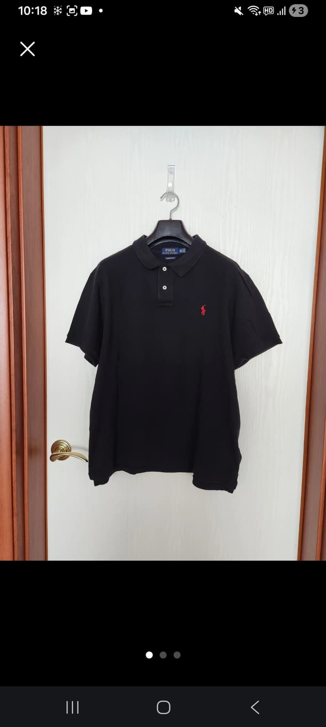 폴로 랄프로렌 블랙 폴로티 상품이미지1