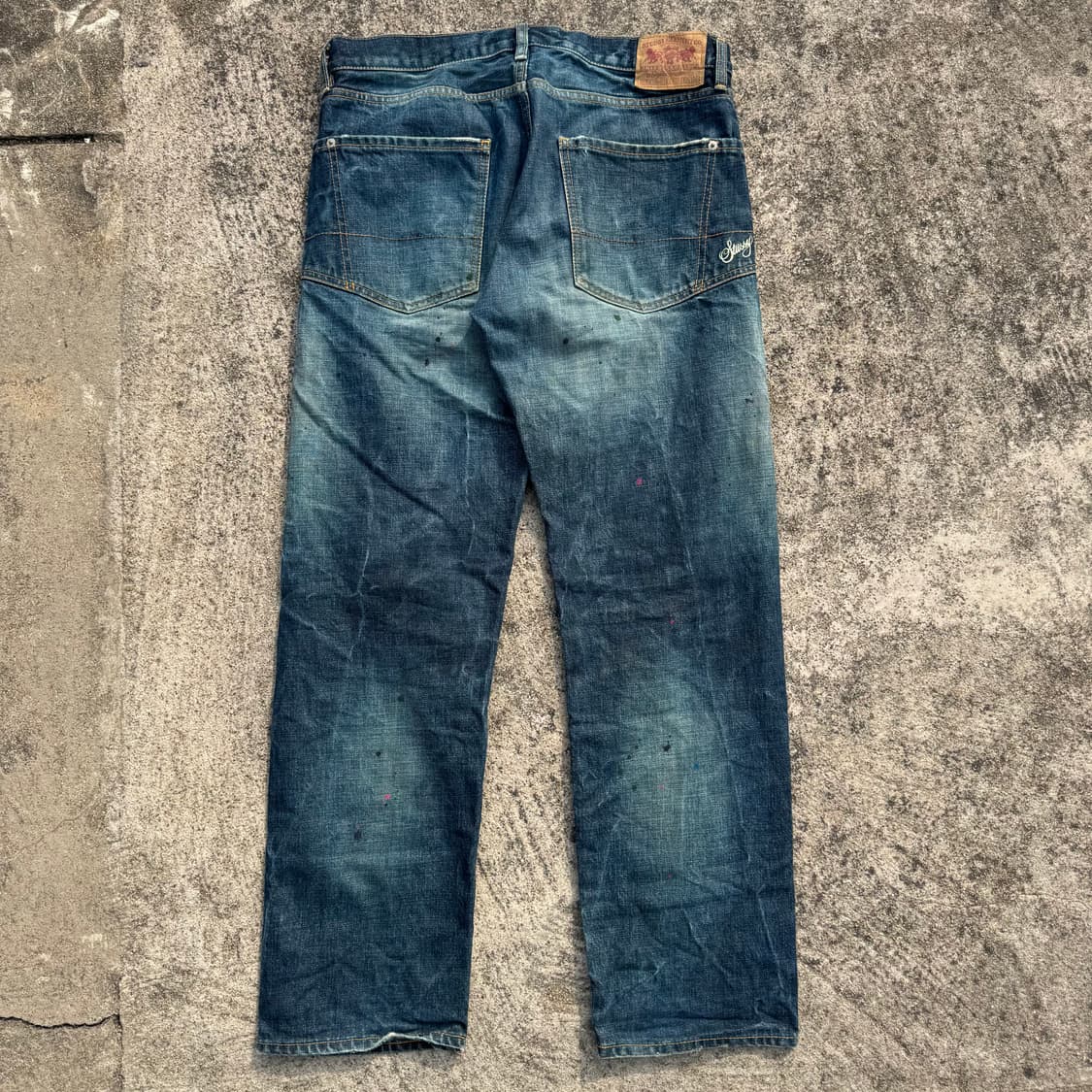 [34] Stussy 삿포로 5주년 셀비지 데님 팬츠 상품이미지2