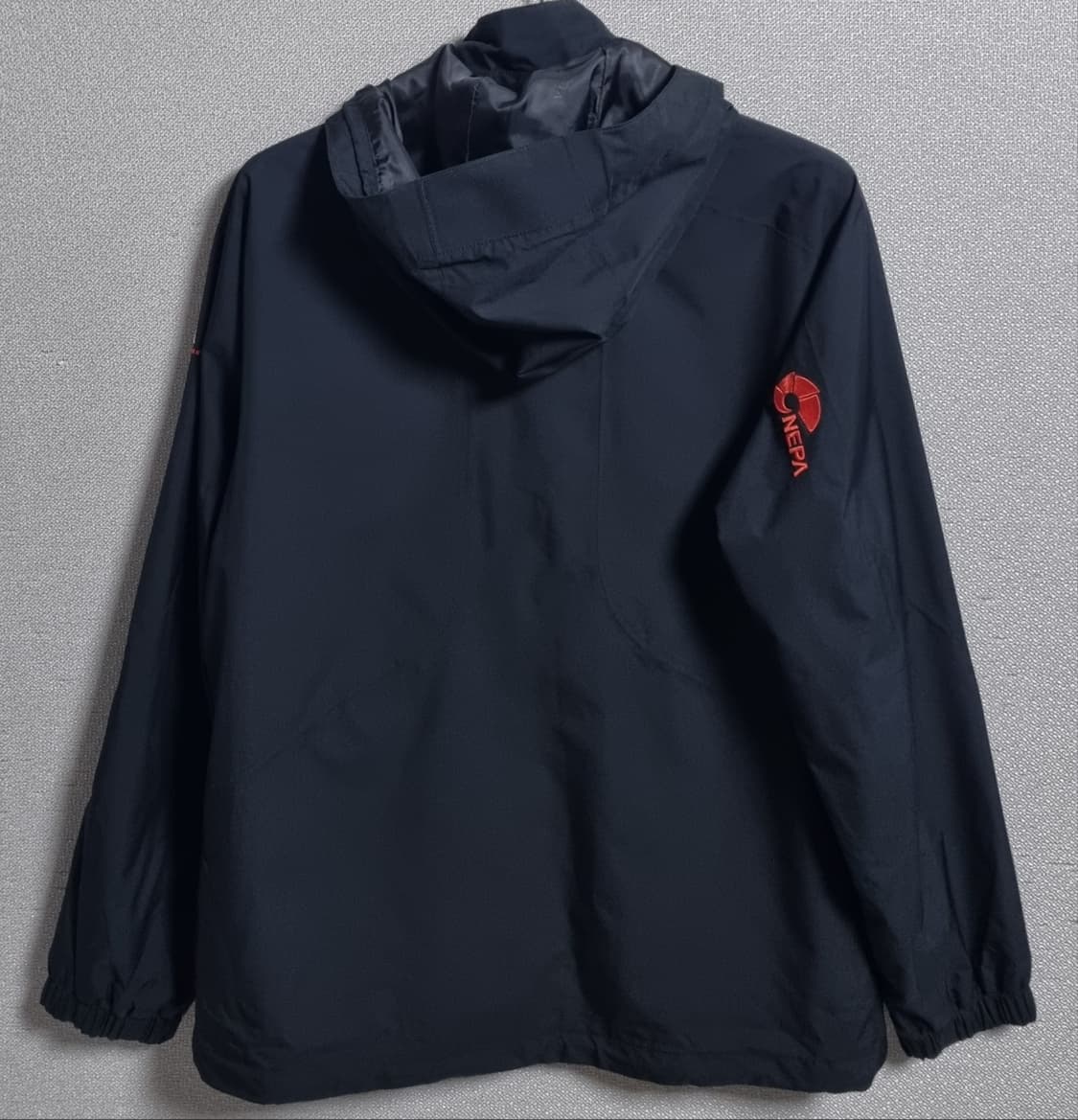 M ) 네파 블랙 이중지퍼 바람막이 상품이미지2