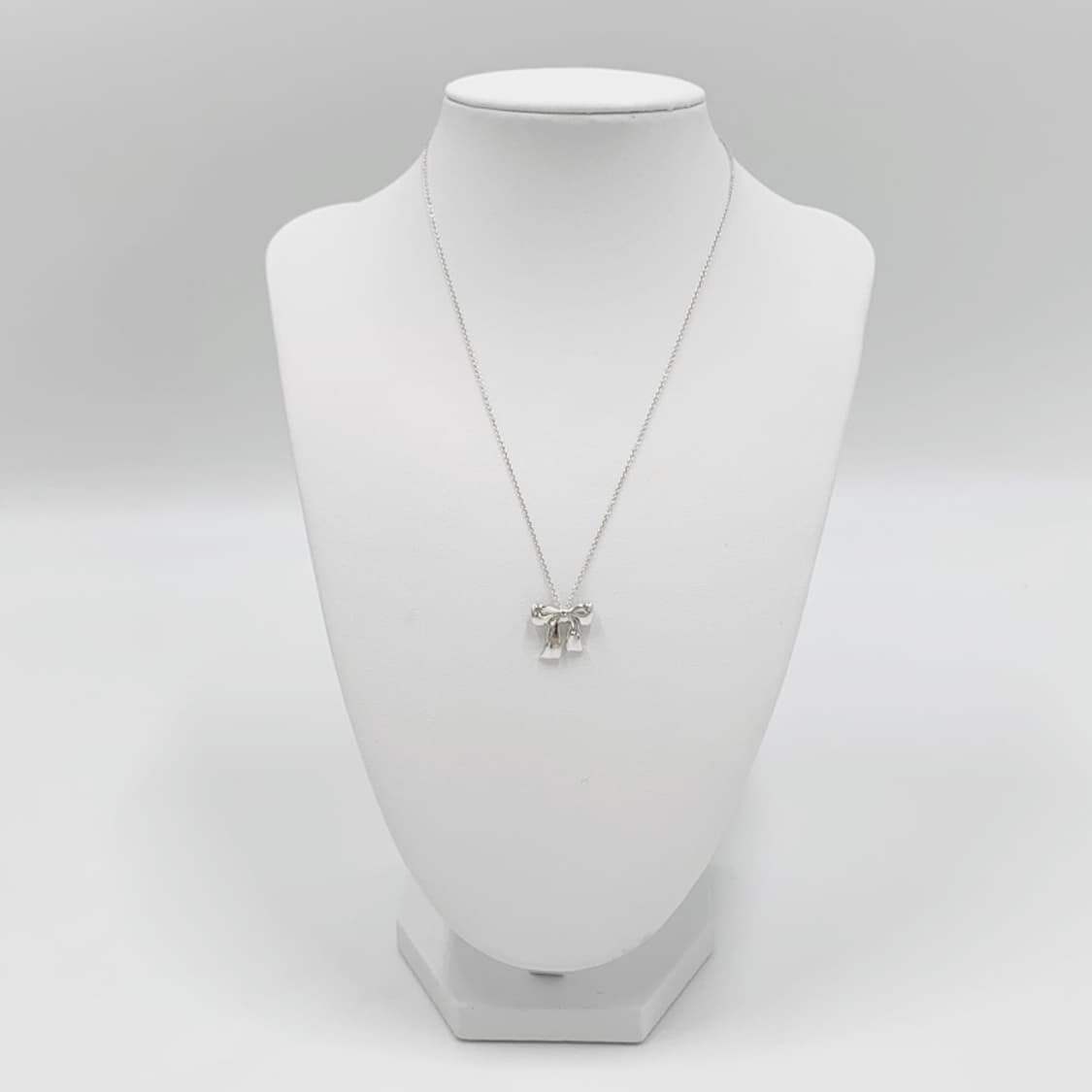 티파니 리본 펜던트 실버 목걸이 NO.107 상품이미지2