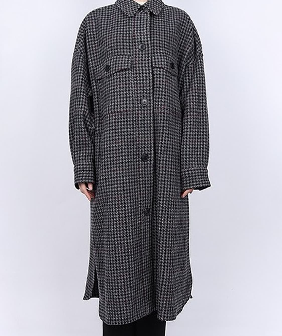 이자벨마랑 kotajo 최우식 코트 체크코트 상품이미지1