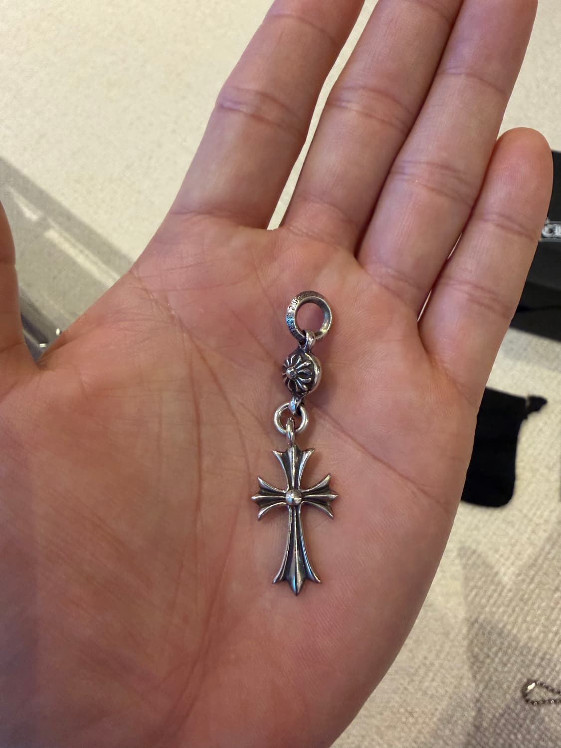 크롬하츠 원볼 타이니 펜던트+볼체인 30인치 상품이미지7