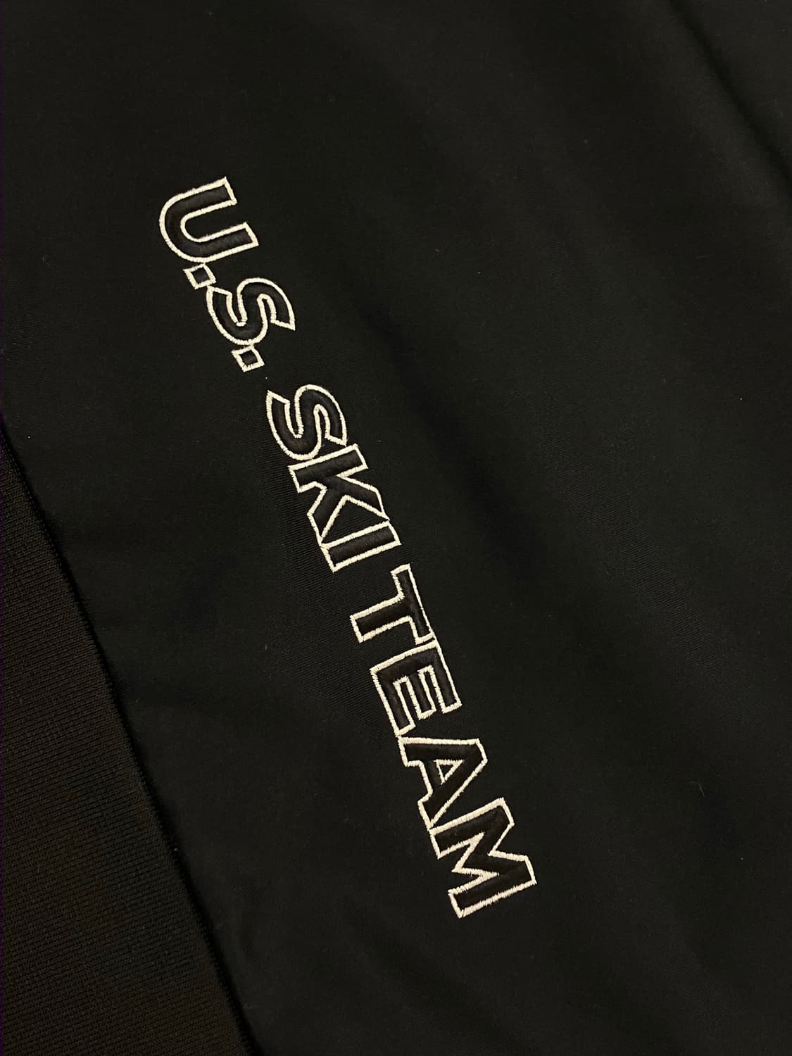 스파이더 US 스키팀 플리스 레플리카 트랙탑 집업 블랙 XL #csz25 상품이미지8