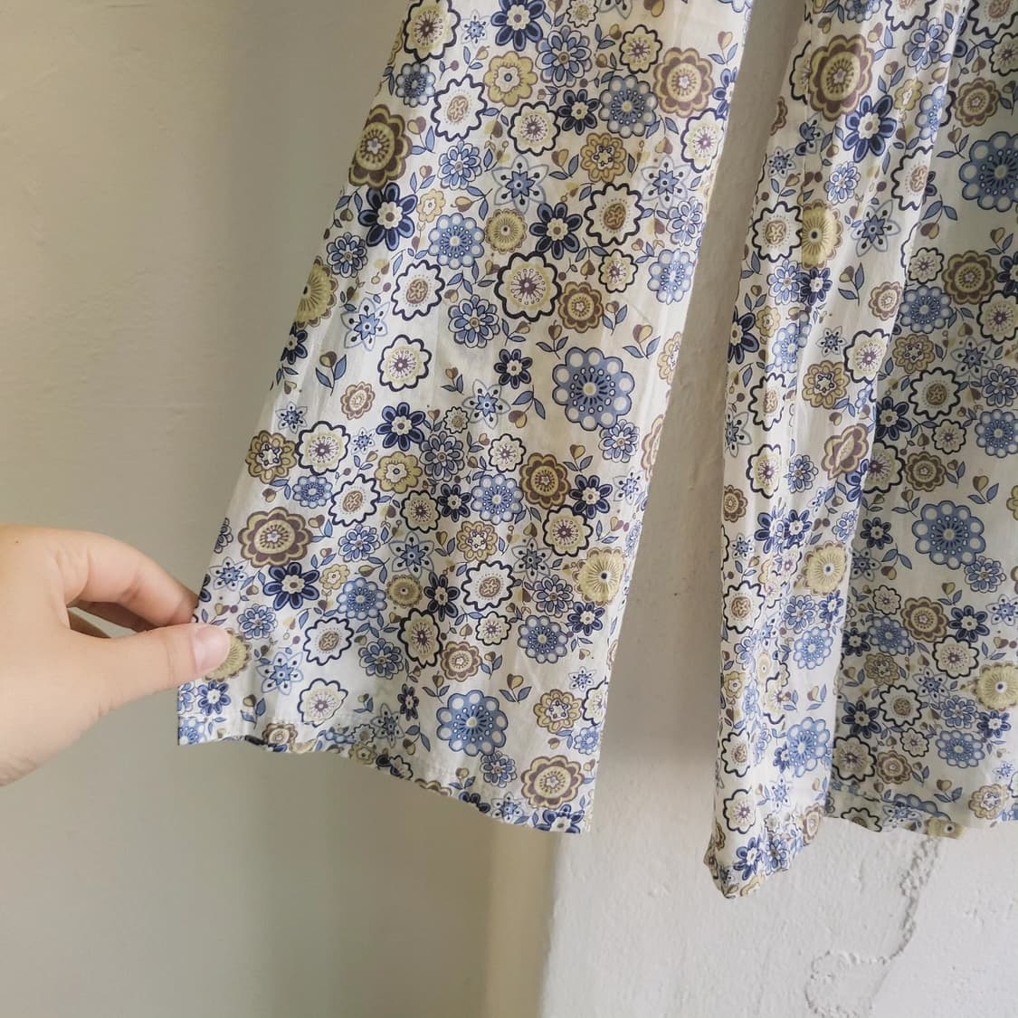 플라워패턴 면블라우스 상품이미지4