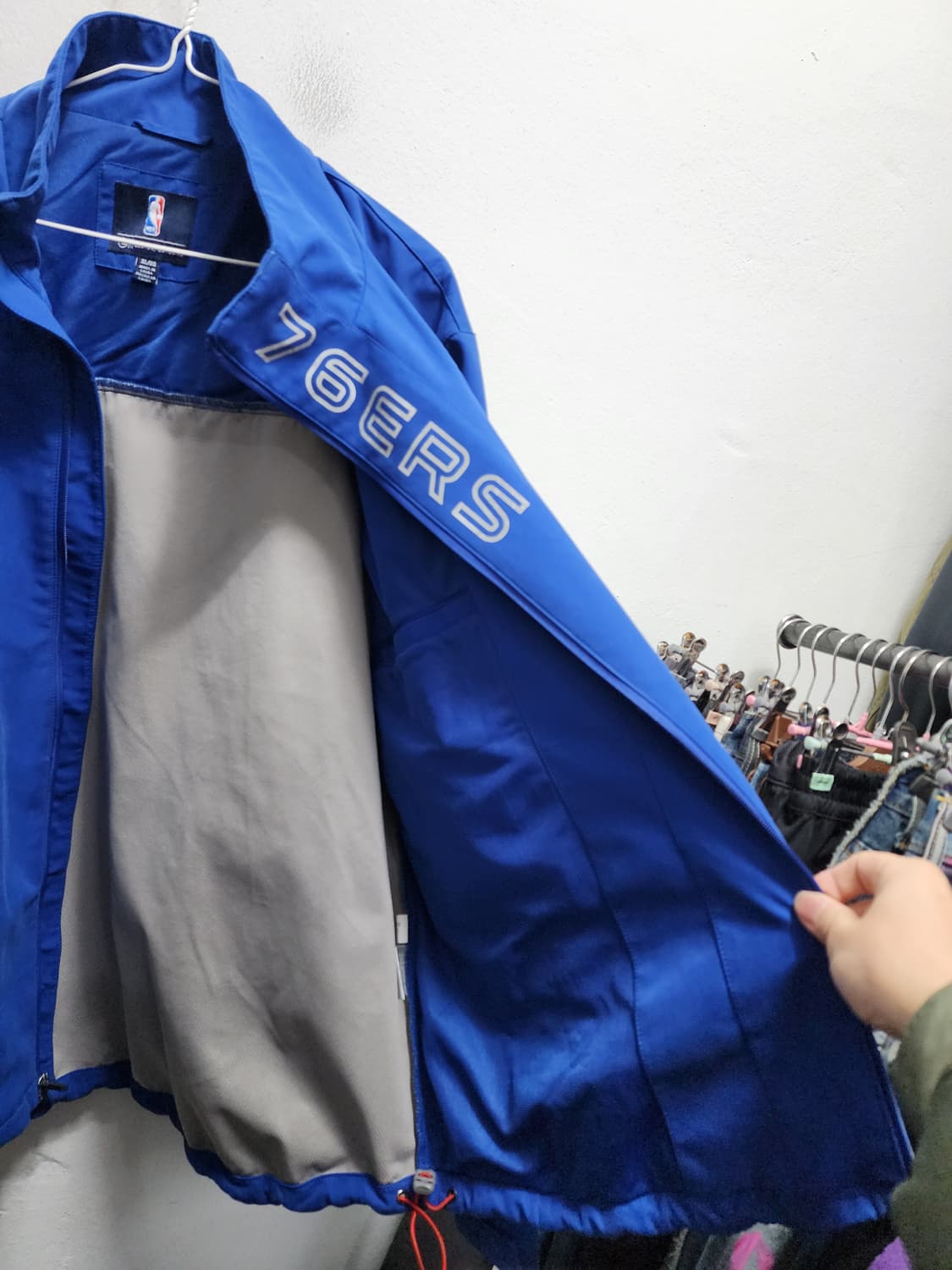 G-III x NBA 필라델피아 76ERS 바람막이 자켓 상품이미지3