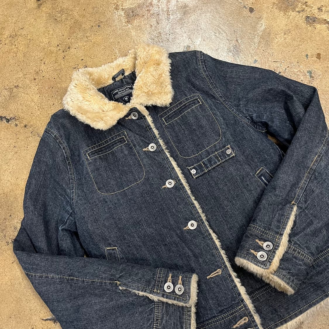 [정품/M] VIMS 아웃피터스 데님 무스탕 자켓 b18 상품이미지1