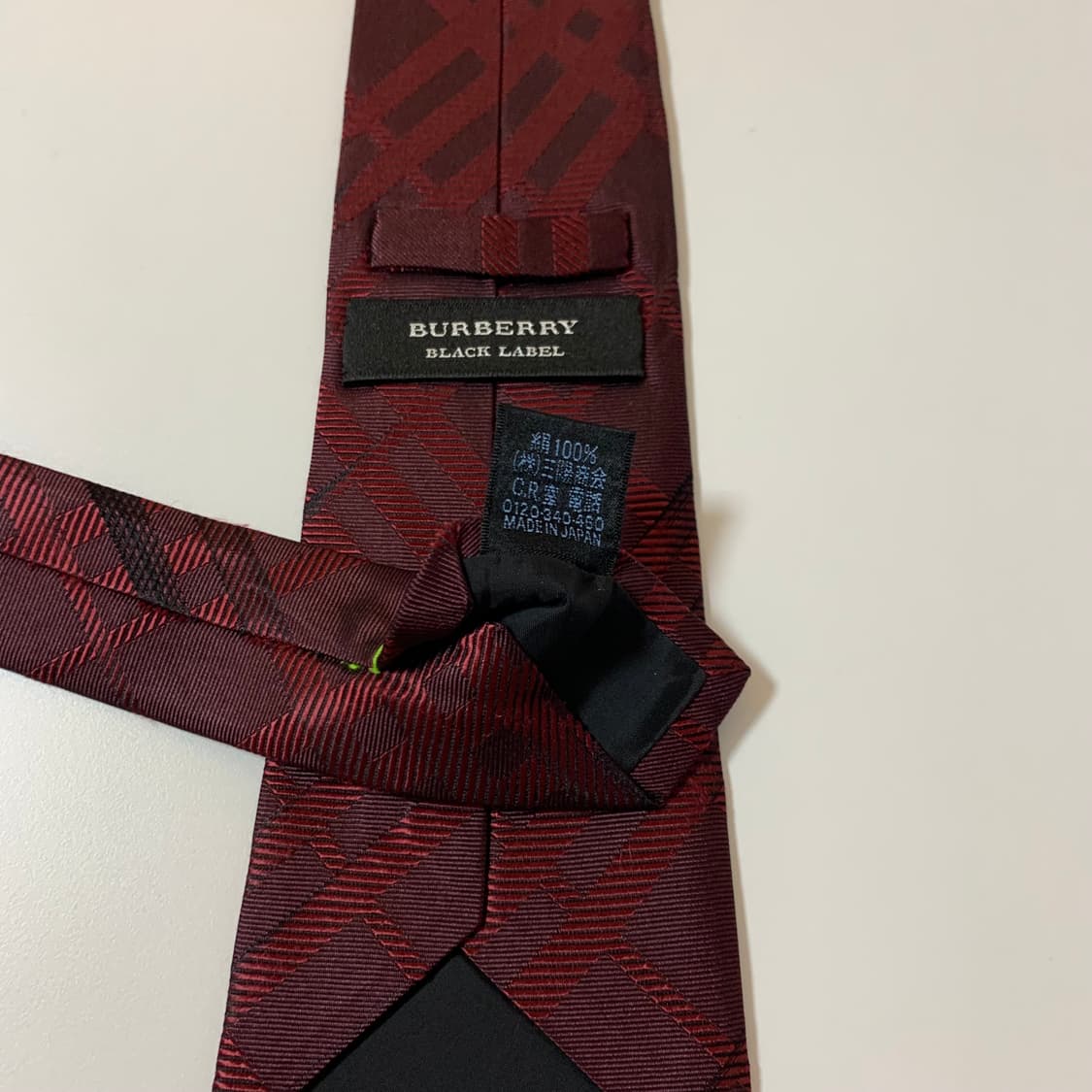 버버리(BURBERRY) 노바체크 명품넥타이 블랙라벨 A등급 상품이미지7