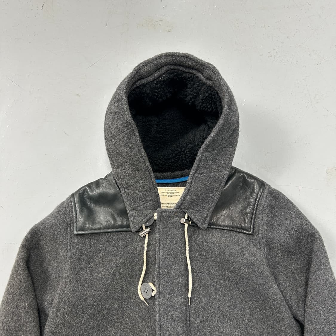 위즈리미티드 울 후드 자켓  상품이미지2