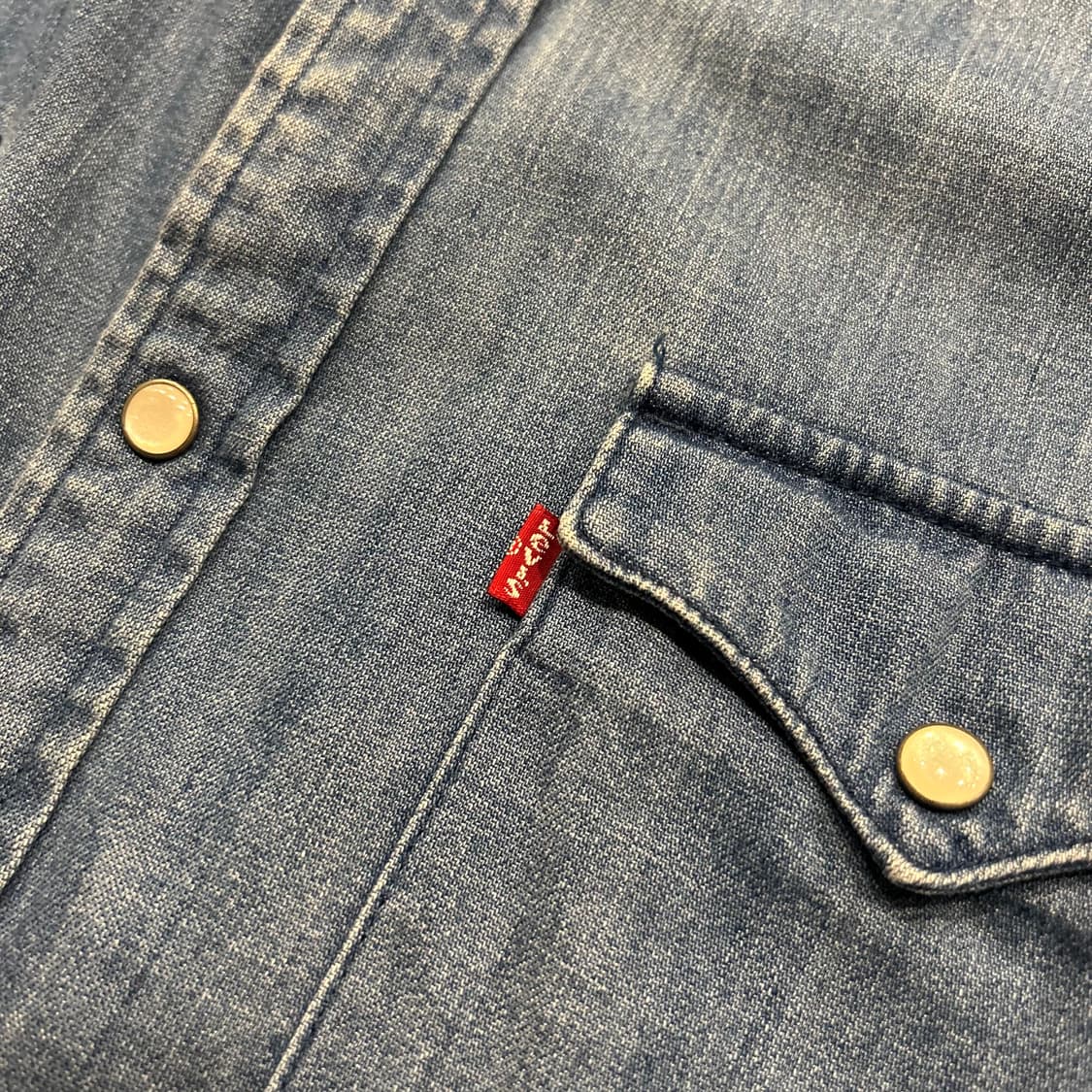 [XL] 리바이스 데님 웨스턴 셔츠 청남방 상품이미지7