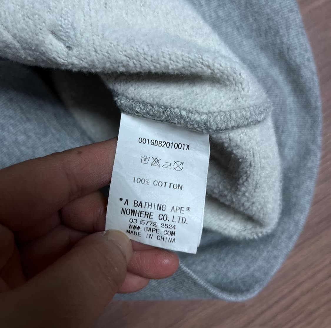 베이프 후드집업 회색 상품이미지7