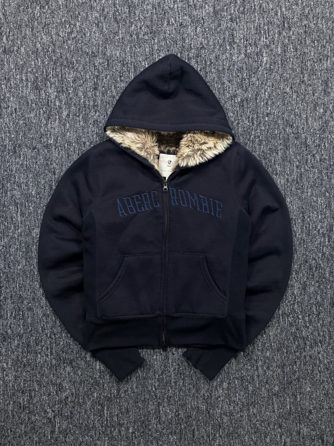 아베크롬비 울프죠 네이비 후드집업 상품이미지3