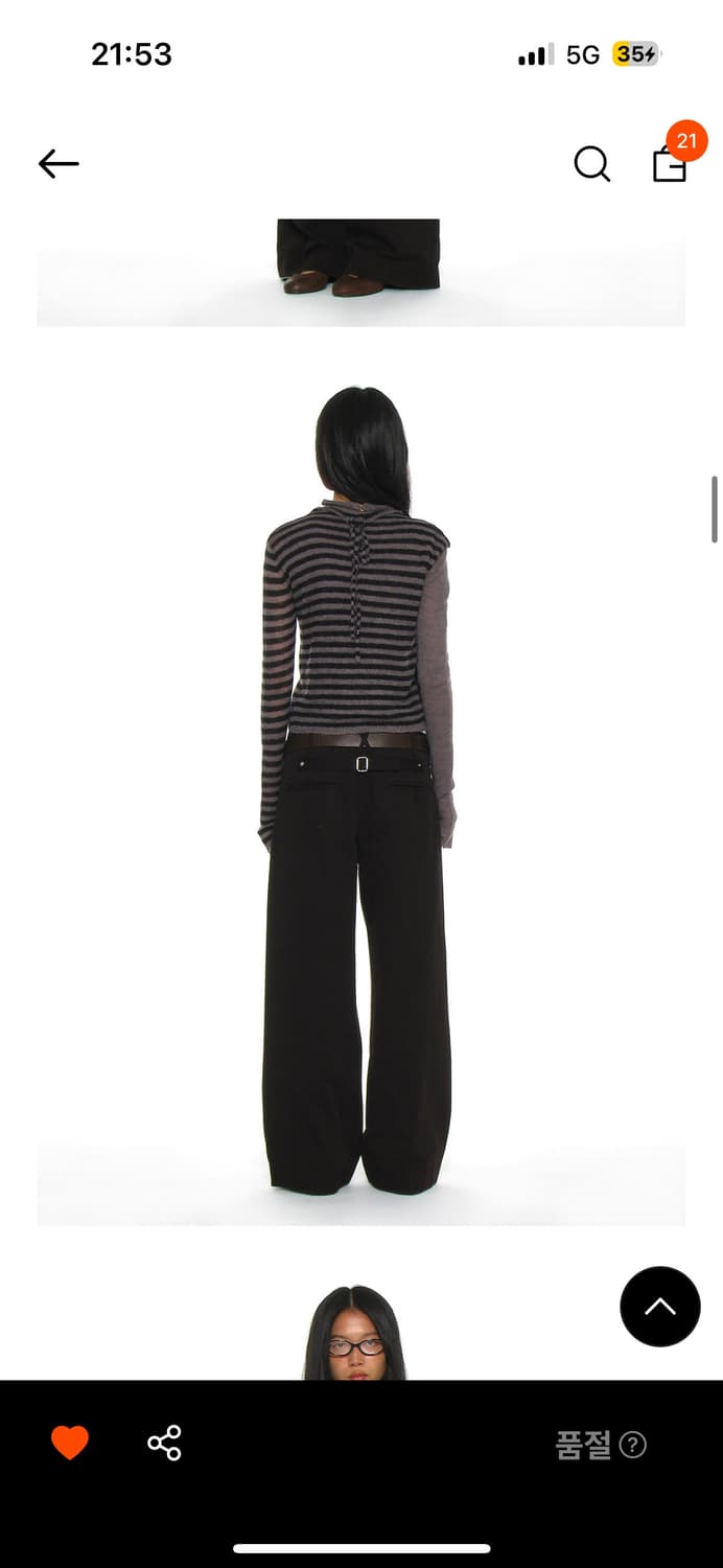 파르티멘토우먼 DOUBLE LAYERED TOP 상품이미지3